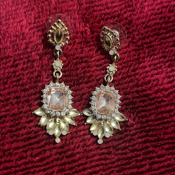 Vintage Crystal Chandelier Earrings - Picture 5 of 5